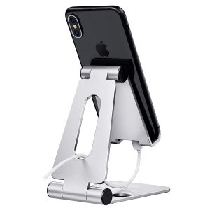 ELV Aluminum Adjustable And Foldable Dock Mobile Holder