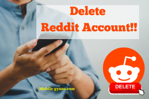 delete reddit account on phone